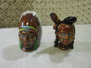 lot 53 image: (BSB) Vintage Native American Salt ...