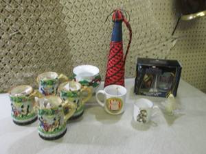 lot 56 image: (D-1) Assorted Glass Cups Glasses E...