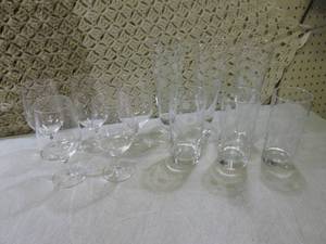 lot 57 image: (F-1) Assorted Glasses...