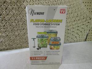 lot 99 image: (G-1) Nuwave 11pc Flavor-Lockers Fo...