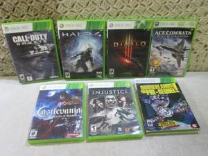 lot 110 image: (EC1) 7 XBox 360 Games...