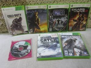 lot 111 image: (EC1) 7 XBox 360 Games...
