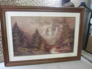 lot 115 image: (RMC) Framed B Chipton Print 33 34...