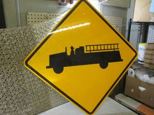 lot 121 image: (FDS) Large Reflective Fire Truck S...