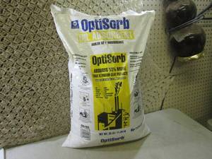 lot 125 image: (EW6) 25 pound Bag OptiSorb Oil Abs...