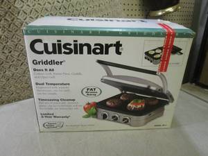 lot 146 image: (D-1) Cuisinart Griddler ...