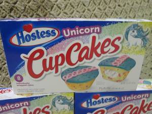 lot 197 image: (B-1) 3 Boxes Hostess Unicorn Cup C...