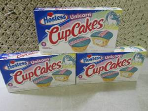 lot 200 image: (B-1) 3 Boxes Hostess Unicorn Cup C...