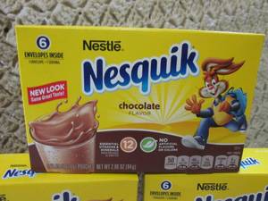 lot 224 image: (B-3) 6 Boxes Nesquick Chocolate Mi...