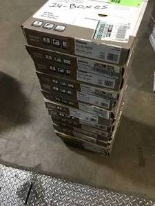 Lot of 14 boxes Chaucer 12 in. Width x 12 in. Length x 0.039 in. Thick Peel and Stick Vinyl Tile (45 sq. ft.  Carton) see pictures