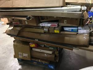 Liquidation Pallet - Assorted Shelving, Housewares, Furniture misc items open box customer returns not inspected various conditions see pictures