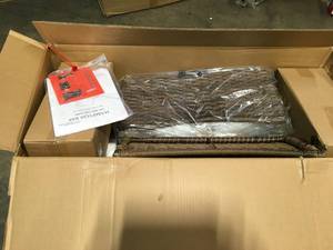 Hampton Bay Beacon Park Brown Wicker Outdoor Patio Rocking Chair with Cushion Guard Stone Gray Cushions not used