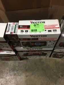 Lot of assorted Vector Portable Chargers and power stations customer returns various models and conditions see pictures