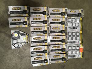 Lot of Assorted Defiant Lights and Flashlights not used see pictures