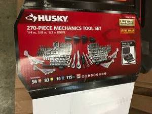 Husky Mechanics Tool Set (270-Piece) in very good condition see pictures