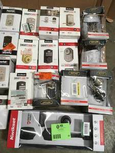 Lot of assorted Kwikset Smart Code Door Entry open box customer returns see pictures