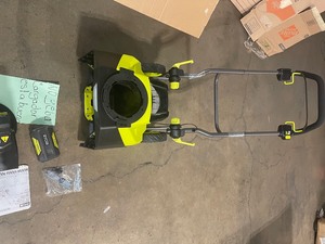 Ryobi RYOBI 40V HP Brushless 18 in. Single-Stage Cordless Electric Snow Blower with 4.0 Ah Battery missing Charger