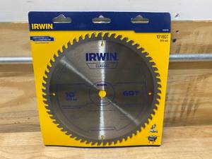 lot 31 image: IRWIN IRW 10-IN 60T CLS SAW BLD