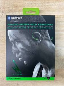 lot 35 image: IHIP Athletic Sports Metal Bluetooth Earphones