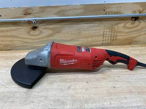 lot 3 image: MILWAUKEE 15 Amp 79 in. Large Angle Grinder with Trigger Lock-On Switch