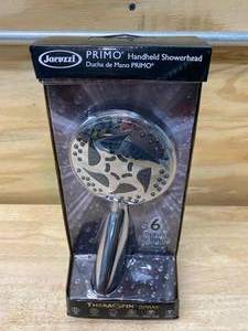 lot 27 image: JACUZZI Theraspin Chrome 6-Spray Handheld Shower 2.5-GPM (9.5-LPM)