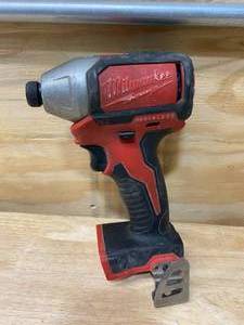 lot 53 image: MILWAUKEE Cordless Impact Driver, 14 in, 18.0, 1500 in-lb Max. Torque (Tool Only)