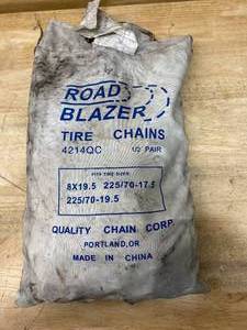 lot 57 image: ROAD BLAZER 4214QC Tire Chains (12 Pair)