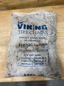 lot 58 image: VIKING 4247QC Tire Chains (12 Pair)