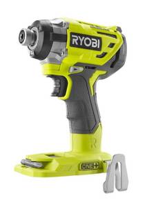 lot 11 image: RYOBI ONE 18V Cordless Brushless 3-Speed 14 in. Hex Impact Driver (Tool Only) with Belt Clip