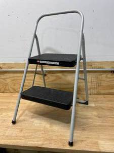 lot 73 image: COSCO 2-Step Folding Steel Step Stool, 200 lb Capacity