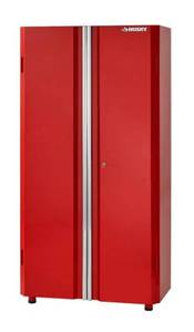 lot 5 image: HUSKY Ready-to-Assemble 23-Gauge Steel Freestanding Garage Cabinet in Red (36 in. W x 72 in. H x 18 in. D)
