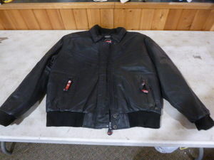 lot 32 image: DuraTrak Womens Black Leather Jacket