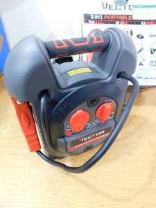 lot 38 image: Vector 700 Peak Amp Portable Car Jump Starter with USB Power Station