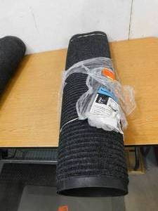 lot 55 image: TrafficMaster Enviroback Charcoal 60 in. x 36 in. Recycled RubberThermoplastic Rib Door Mat