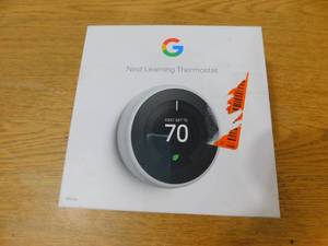 lot 97 image: Google Nest Learning Thermostat - Smart Wi-Fi Thermostat - White