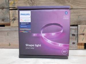 Philips - Hue White and Color Ambiance Lightstrip Plus 2m Base Kit with Bluetooth