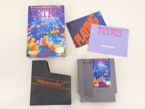 lot 8 image: Nintendo NES Tetris Game wOriginal Box, Papers, and Foam Insert