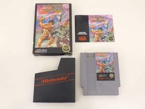 lot 10 image: Nintendo NES Wizards and Warriors Game wOriginal Box, Papers, and Foam Insert