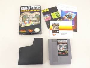 lot 13 image: Nintendo NES Wheel of Fortune Game wOriginal Box, Papers, Foam Insert