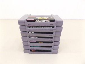 lot 15 image: Lot of 7 Original Super Nintendo SNES Games