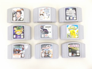 lot 18 image: Lot of 9 Original Nintendo 64 N64 Games
