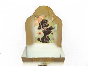 lot 75 image: Vintage Metal Poodle Wall Hanging Letter, Mail, Key Holder
