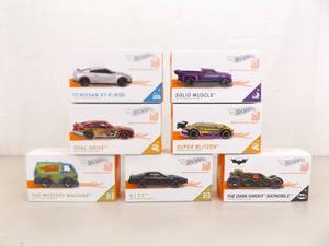 lot 140 image: Lot of 7 MINT CONDITION Collectible Series 1 Hot Wheels I.D. Cars