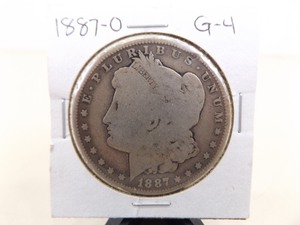 lot 178 image: 1887-O Morgan Silver Dollar