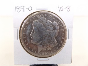 lot 180 image: 1891-O Morgan Silver Dollar