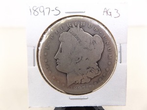lot 182 image: 1897-S Morgan Silver Dollar