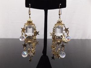 lot 172 image: Kirks Folly Moon Earrings