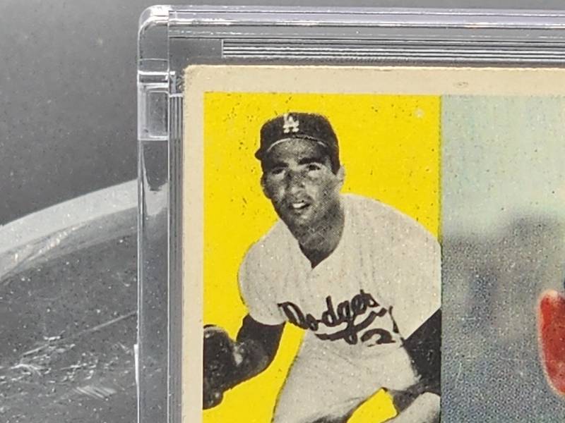 Sold at Auction: 1960 Topps Baseball, SANDY KOUFAX, Card #343, LOS