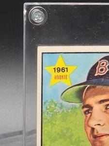 lot 27 image: 1961 Topps Carl Yastrzemski 2nd Year Baseball Card #287