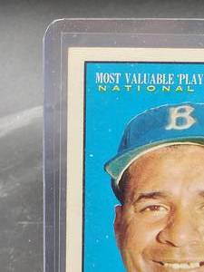 lot 98 image: 1961 Topps Roy Campanella Baseball Card #480